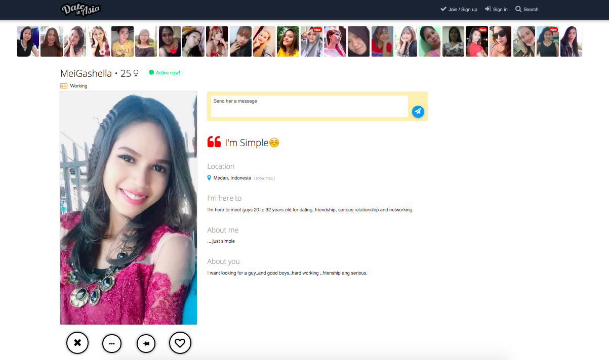 DateinAsia girl profile